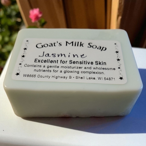 Home-made Amish Goat's Milk Soap Bar "Jasmine" Borntregers Bundle 3 For $15 - Picture 1 of 5